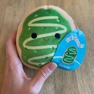 Squishmallows Daisuke Green and Tan Plush Toy